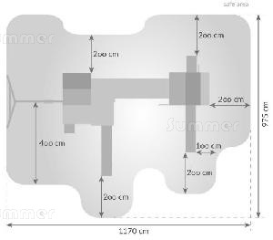 OUTDOOR PLAY xx - Overall dimensions OUTDOOR PLAY xx - Overall dimensions
