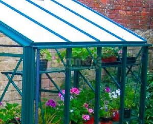 GREENHOUSES xx - Aluminium high level shelving coloured finish