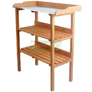 GREENHOUSES - Wooden potting tables GREENHOUSES - Wooden potting tables