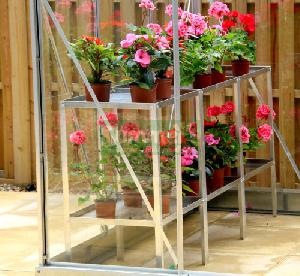 GREENHOUSES xx - Staging 2 tier aluminium trays