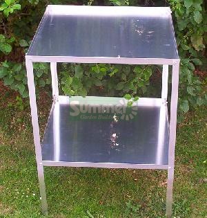 Staging 2 tier aluminium trays