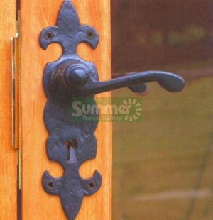 Black antique ironmongery