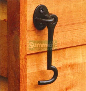 SUMMERHOUSES xx - Black antique ironmongery