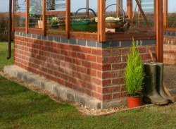 Dwarf Wall Greenhouse Bases - Supplied and Built Dwarf Wall Greenhouse Bases - Supplied and Built