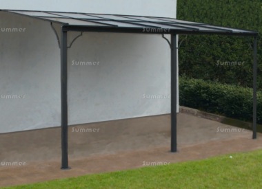 Aluminium Carport 395 - Polycarbonate Roof
