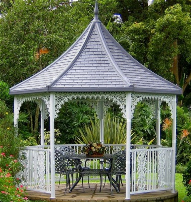 Metal Gazebo 85 Aluminium Frame Fibreglass Roof Metal Gazebo 85 Aluminium Frame, Outdoor Metal Gazebo