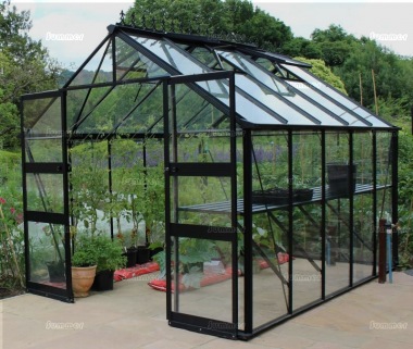 Aluminium Greenhouse 253 - Zero Threshold Doorway