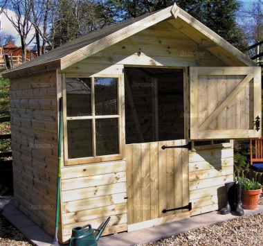 Shiplap Transverse Apex Shed 95 - All T and G Shiplap Transverse Apex Shed 95 - All T and G