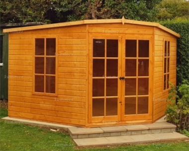 Corner Summerhouse 136 - Shiplap, FSC® Certified