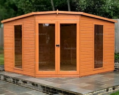 Corner Summerhouse 137 - Shiplap, FSC® Certified