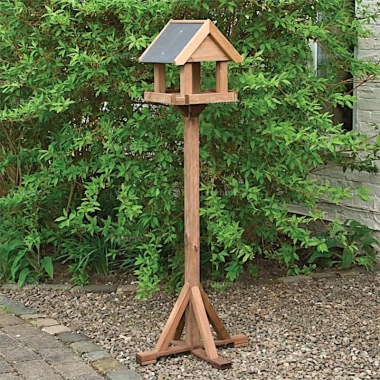 Bird Table 747 - Apex Roof, Table Top Pre-assembled, FSC® Certified