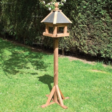 Hipped Roof Bird Table 748 - Pre-assembled Table Top, FSC® Certified