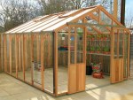 Cedar Greenhouse 325 - Aluminium Hybrid Cedar Greenhouse 325 - Aluminium Hybrid
