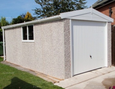 Spar Apex Concrete Garage 280 - PVCu Window and Fascias Spar Apex Concrete Garage 280 - PVCu Window and Fascias