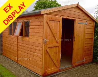 Shiplap Apex Shed 14 - Thicker Boards, Ex Display, Collection Only