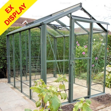 Aluminium Greenhouse 60 - Box Section, Ex Display, Collection Only