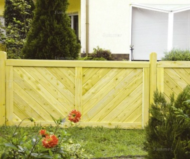 Fence Panel 522 - Planed Timber, 18mm T and G Boards, 4x2 Frame