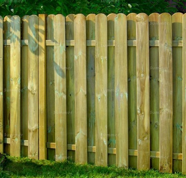 Fence Panel 620 - Planed Timber, 18mm Thick Boards, Double Sided Fence Panel 620 - Planed Timber, 18mm Thick Boards, Double Sided