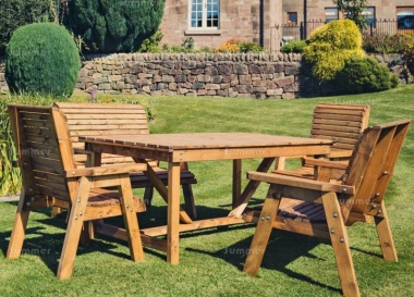 6 Seater Dining Set 640 - Armchairs, Benches, Rectangular Table 6 Seater Dining Set 640 - Armchairs, Benches, Rectangular Table