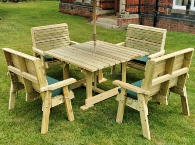 8 Seater Dining Set 661 - Pressure Treated, Benches