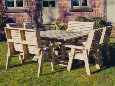 8 Seater Dining Set 661 - Pressure Treated, Benches 8 Seater Dining Set 661 - Pressure Treated, Benches