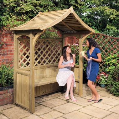 Garden Arbour 36 with Folding Sides and Seat
