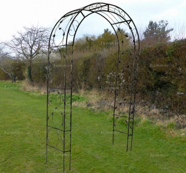 Garden Arch 080 - Powder Coated Steel Rose Arch Garden Arch 080 - Powder Coated Steel Rose Arch