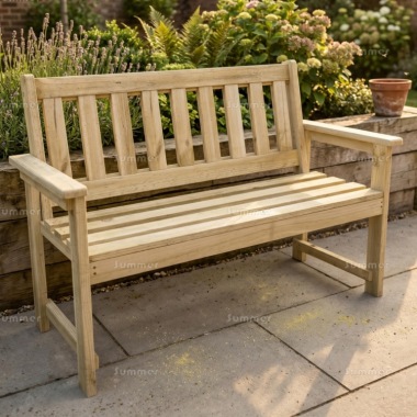 2 Seater Bench 102 - Traditional Design, Pressure Treated