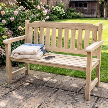 2 Seater Bench 208 - Fully Assembled, Pressure Treated 2 Seater Bench 208 - Fully Assembled, Pressure Treated