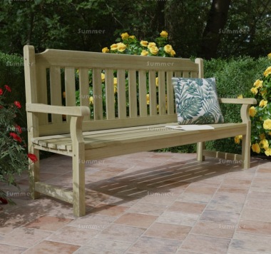 3 Seater Bench 211 - Fully Assembled, Pressure Treated