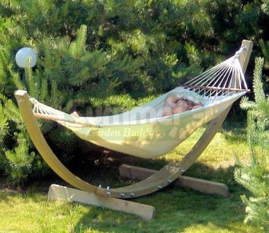 Hammock With Stand 223 - Pressure Treated, Arched Frame