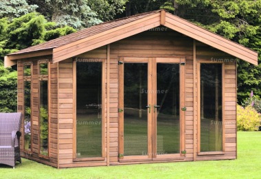 Apex Summerhouse 451 - Double Glazed, Low Level Glazing Apex Summerhouse 451 - Double Glazed, Low Level Glazing