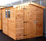 Apex Shed 061 - Shiplap, T and G Floor and Roof, Fitted Free