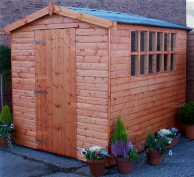 Apex Shed 101 - Georgian, T and G Floor and Roof