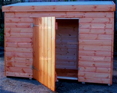 Pent Small Storage Shed 21 - Shiplap, All T and G, Fitted Free