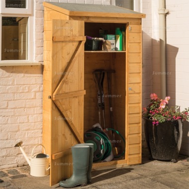 Pent Roof Small Storage Shed 409 - Shiplap, FSC® Certified