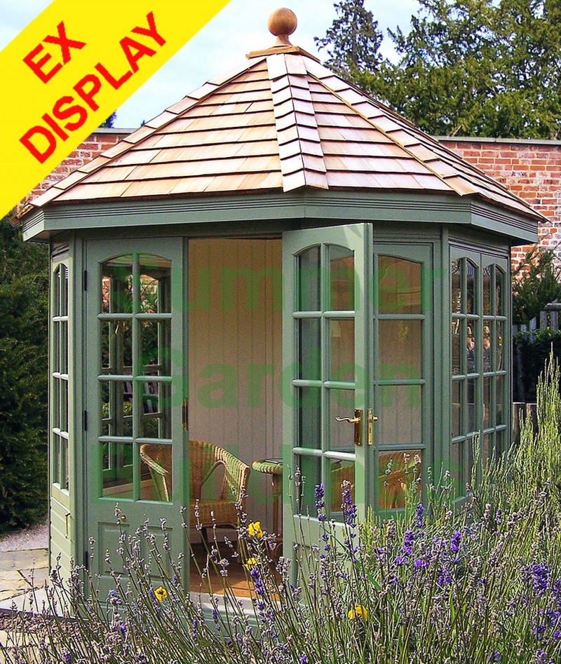 Georgian Octagonal Summerhouse 510 Ex Display Collection Only