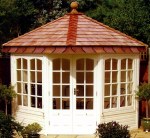 Corner Summerhouse 511 - Georgian Glazing Corner Summerhouse 511 - Georgian Glazing