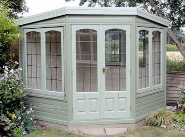 Summer houses, greenhouses, garden sheds and log cabins.