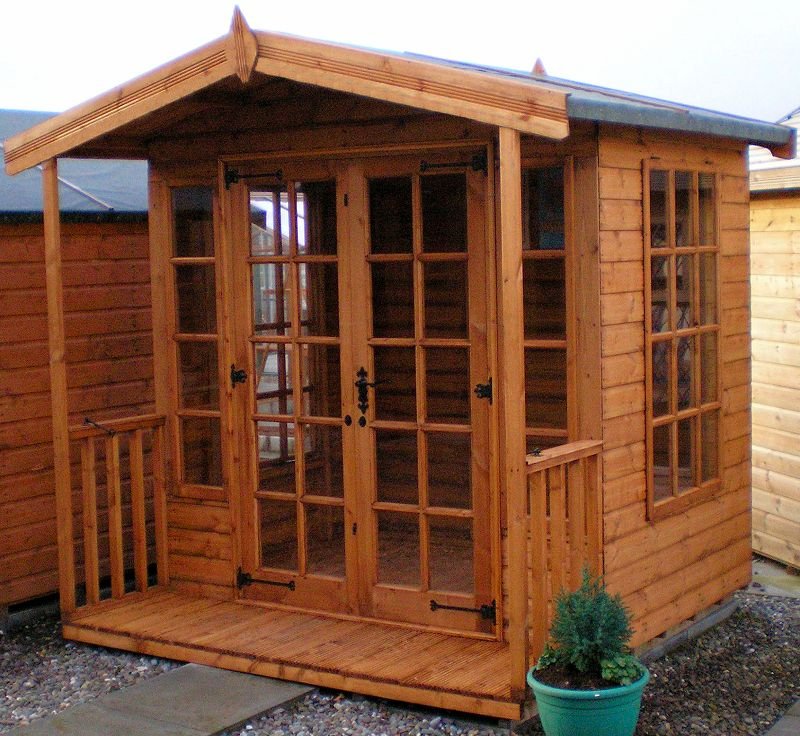 Georgian Apex Summerhouse 691 - Low Level Glazing Georgian Apex Summerhouse 691 - Low Level Glazing