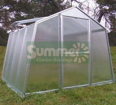 Greenhouse 072 - Galvanized Steel Frame, 6mm Polycarbonate Greenhouse 072 - Galvanized Steel Frame, 6mm Polycarbonate