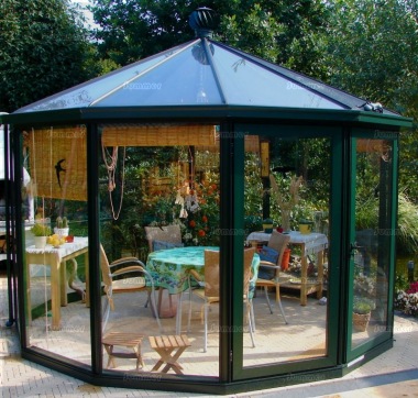 Aluminium Octagonal Greenhouse 48 - Box Section