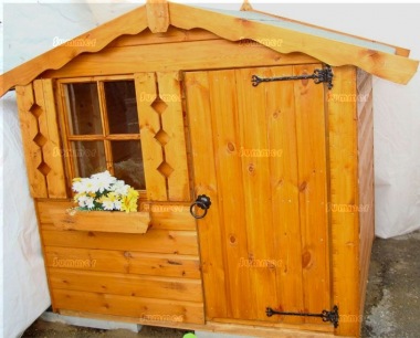 Childrens Playhouse 120 - Shiplap, Shutters, Window Box Childrens Playhouse 120 - Shiplap, Shutters, Window Box