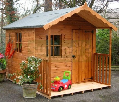 Verandah Playhouse 122 - Shiplap, All T and G Verandah Playhouse 122 - Shiplap, All T and G