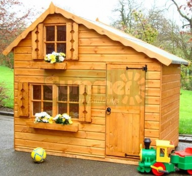 Two Storey Playhouse 133 - Upstairs to one Side, Fitted Free