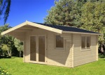 Apex 70mm Log Cabin 469 - Bespoke, Double Glazed