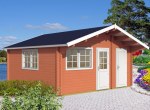Two Room Apex Log Cabin 471 - Double Glazed Two Room Apex Log Cabin 471 - Double Glazed