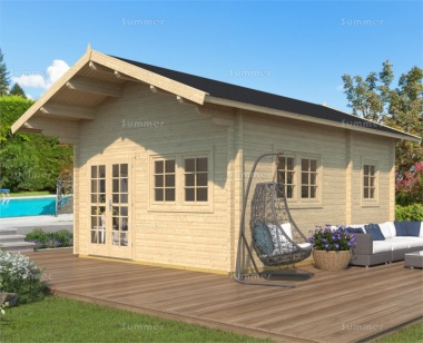 Three Room Apex Log Cabin 802 - Double Glazed, Loft Area Three Room Apex Log Cabin 802 - Double Glazed, Loft Area