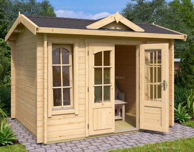 Clocktower Log Cabin 263 - Double Glazed, Double Door Clocktower Log Cabin 263 - Double Glazed, Double Door
