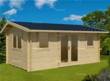 Side Door Apex Log Cabin 283 - Double Glazed Side Door Apex Log Cabin 283 - Double Glazed